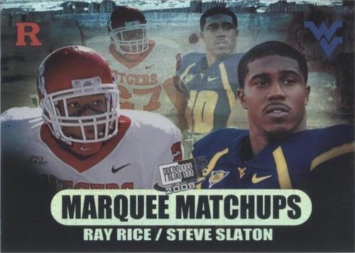 2008 Press Pass SE Ray Rice Steve Slaton #MM-15