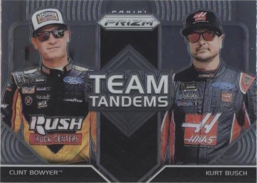 2018 Panini Prizm - Clint Bowyer Kurt Busch #TT-4