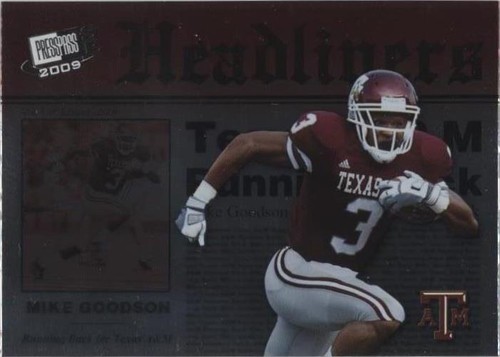 2009 Press Pass Signature Edition Mike Goodson #HL-11
