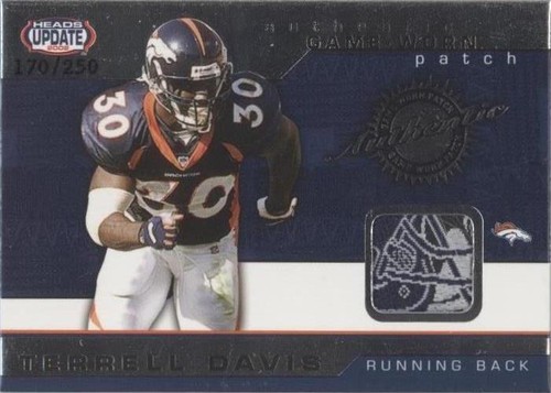 2002 Pacific Heads Update Terrell Davis #15