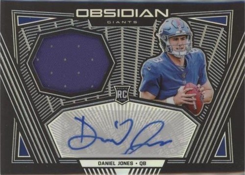 2019 Panini Obsidian Daniel Jones #RJA-DJO