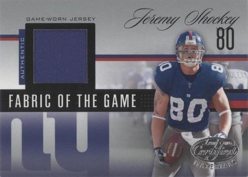 2006 Leaf Certified Materials Jeremy Shockey #FOTG-103