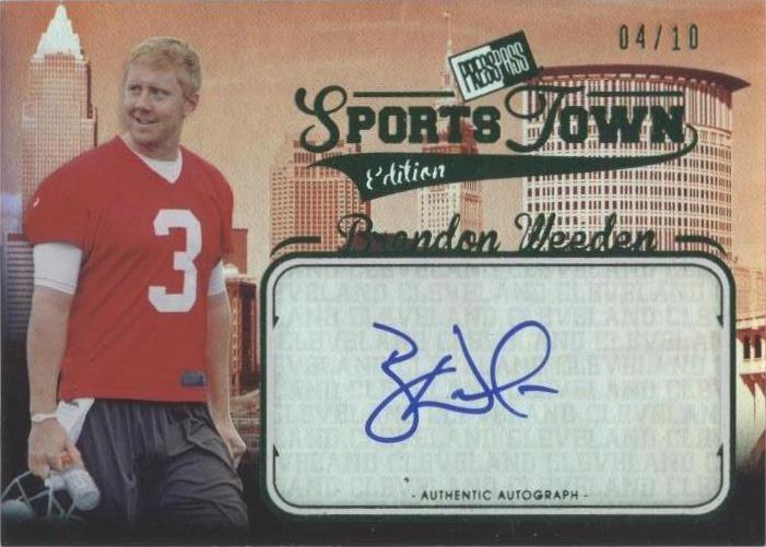 2012 Press Pass Sports Town Edition Autographs Brandon Weeden #ST BW