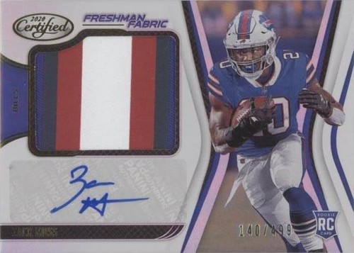 2020 Panini Certified Zack Moss #235