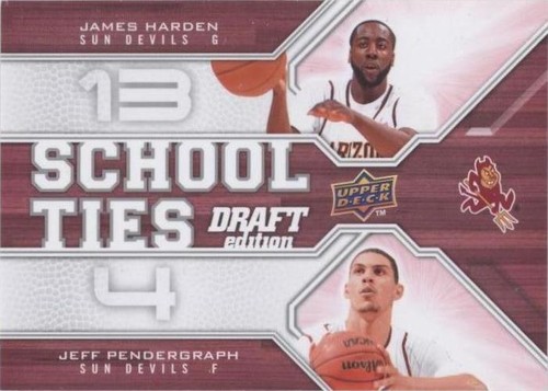 2009-10 Upper Deck Draft Edition - James Harden/Jeff Pendergraph #ST-HP