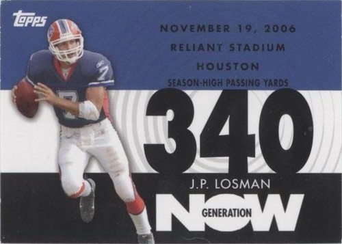 2007 Topps J.P. Losman #GN-JL2