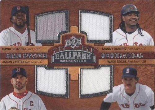 2008 Upper Deck Ballpark Collection - David Ortiz Jason Varitek Manny Ramirez #229