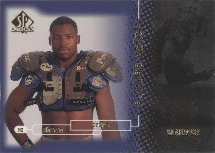 1998 SP Authentic Ahman Green #27