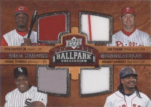 2008 Upper Deck Ballpark Collection - Frank Thomas Jim Thome Ken Griffey Jr #218