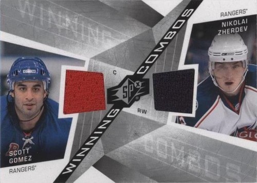 2008-09 SPx - Nikolai Zherdev Scott Gomez #WC-GZ