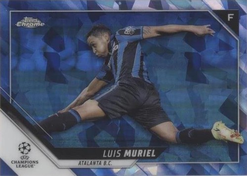 2021-22 Topps Chrome UCL Sapphire Edition Luis Muriel #20