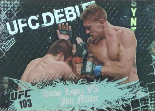 2010 Topps UFC Main Event - Jim Miller Steve Lopez #137