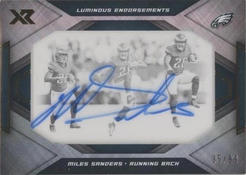 2019 Panini XR Miles Sanders #LE-MS