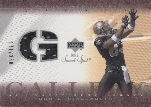 2002 Upper Deck Sweet Spot Donte Stallworth #RG-DS