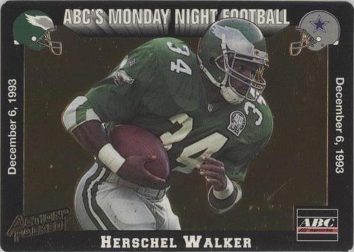 1993 Action Packed Monday Night Football Herschel Walker #56