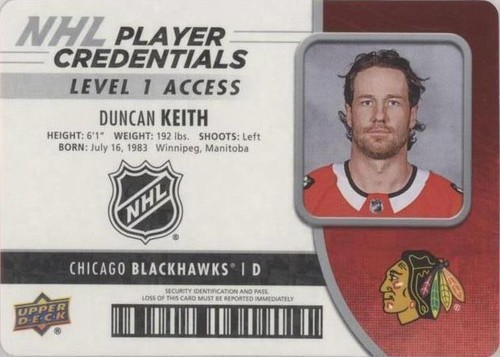 2018-19 Upper Deck MVP - Duncan Keith #NHL-DK