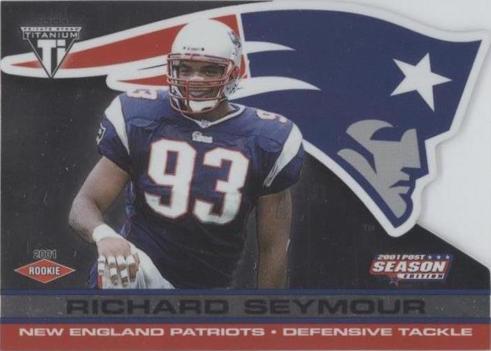 2001 Pacific Private Stock Titanium Postseason Richard Seymour #P52