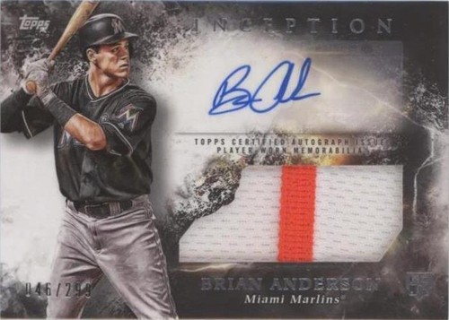 2018 Topps Inception - Brian Anderson #IAP-BA