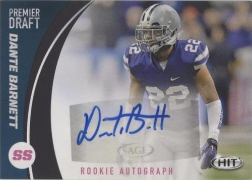 2017 Sage Hit Dante Barnett #A36