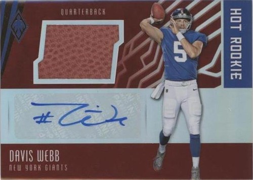 2017 Panini Phoenix Davis Webb #HRS-DWB