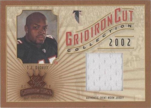2002 Donruss Gridiron Kings T.J. Duckett #GC-104
