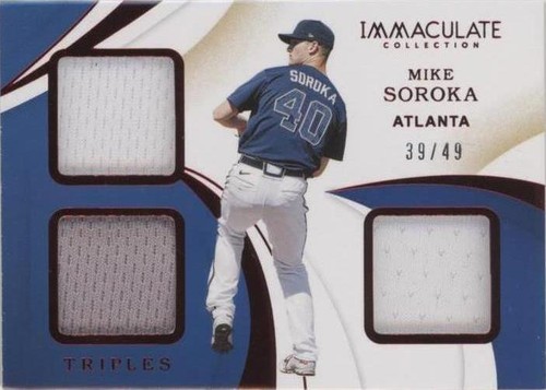 2020 Panini Immaculate Collection - Mike Soroka #IT-MS
