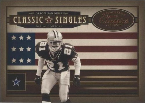2005 Donruss Classics Deion Sanders #CS-6