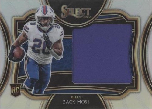 2020 Panini Select Zack Moss #JS-ZMO