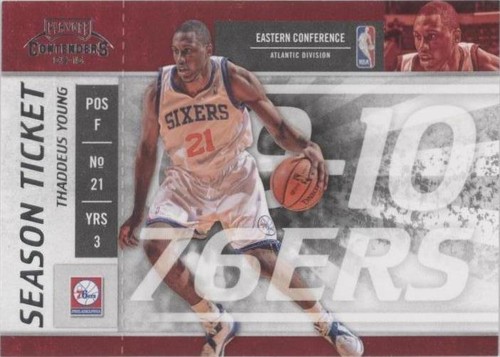2009-10 Playoff Contenders - Thaddeus Young #24