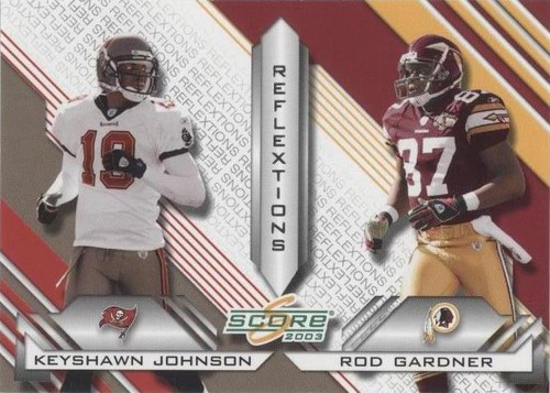 2003 Score Keyshawn Johnson Rod Gardner #R-13