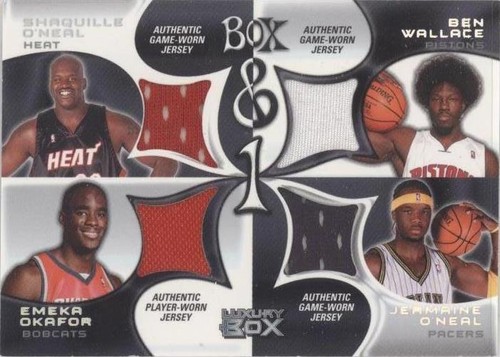 2004-05 Topps Luxury Box - Ben Wallace/Shaquille O'Neal/Jermaine O'Neal/Emeka Okafor #BOX-OWOO