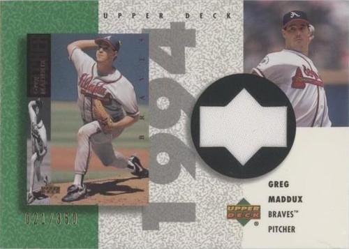 2002 Upper Deck Authentics - Greg Maddux #R-GM