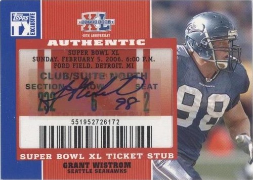 2007 Topps TX Exclusive Grant Wistrom #SB-GW