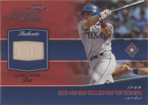2002 Playoff Piece of the Game - Ivan Rodriguez #POG-30