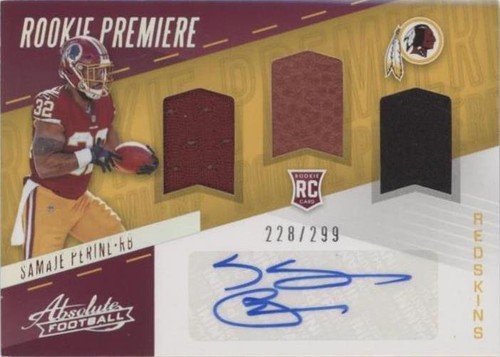 2017 Panini Absolute Samaje Perine #230