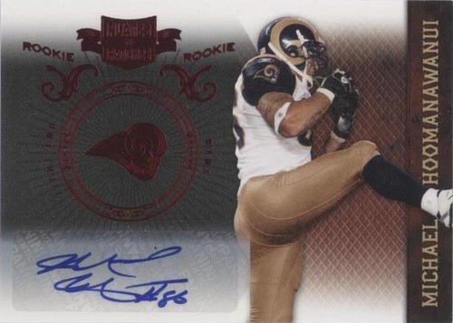 2010 Panini Plates & Patches Michael Hoomanawanui #172