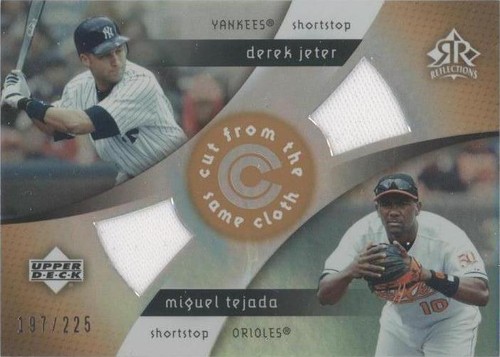 2005 Upper Deck Reflections - Derek Jeter Miguel Tejada #CC-JT