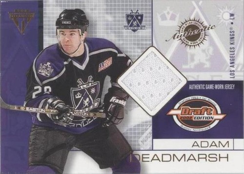 2001-02 Pacific Private Stock Titanium Draft Edition - Adam Deadmarsh #42