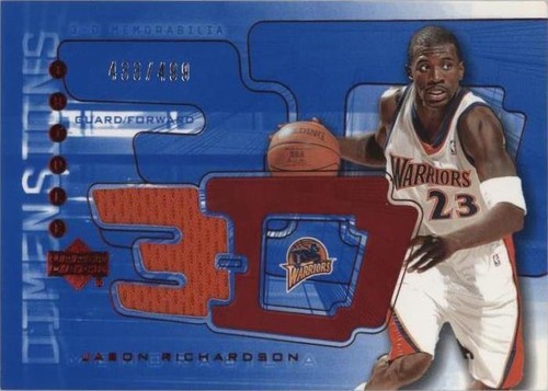 2003-04 Upper Deck Triple Dimensions - Jason Richardson #3DS3