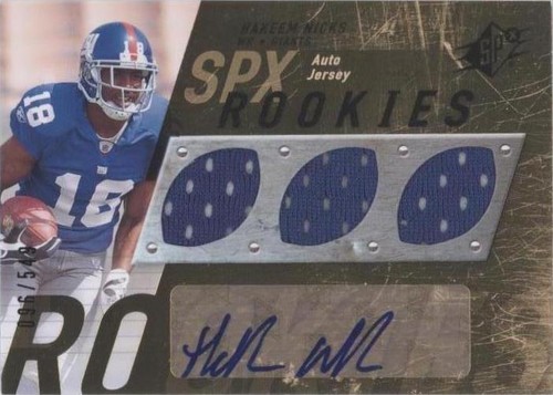 2009 SPx Hakeem Nicks #122