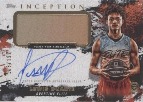 2021-22 Topps Inception OTE Overtime Elite - Lewis Duarte #IAPC-LD
