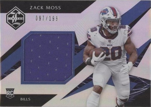2020 Panini Limited Zack Moss #RJ-ZM