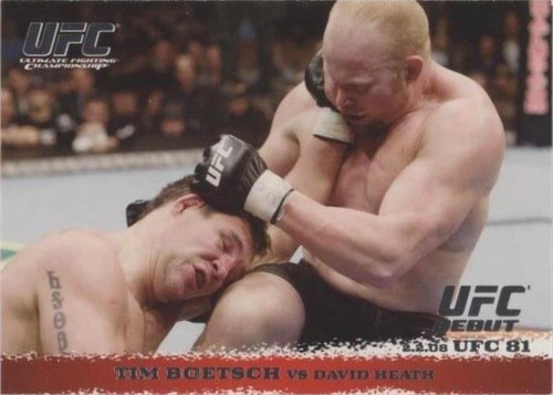 2009 Topps UFC Round 1 - David Heath Tim Boetsch #80