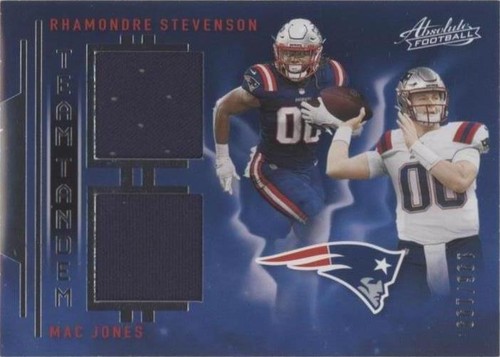 2021 Panini Absolute Mac Jones Rhamondre Stevenson #TTM-NEW