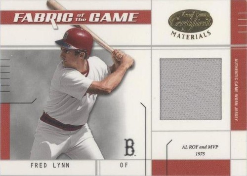 2003 Leaf Certified Materials - Fred Lynn #FG-61