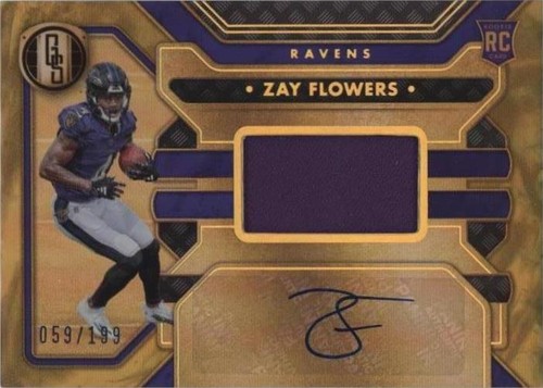 2023 Panini Gold Standard Rookie /99 Zay Flowers #200 LW7 | eBay