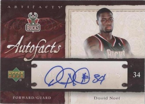 2007-08 Upper Deck Artifacts - David Noel #AF-DN