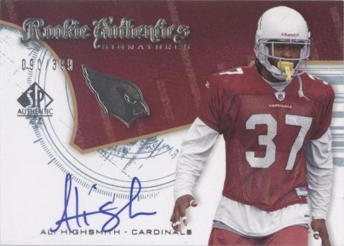 2008 SP Authentic Ali Highsmith #254