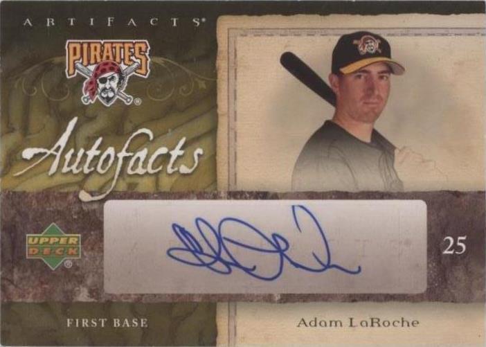Artefactos de cubierta superior 2007 - Adam LaRoche #AF-AL