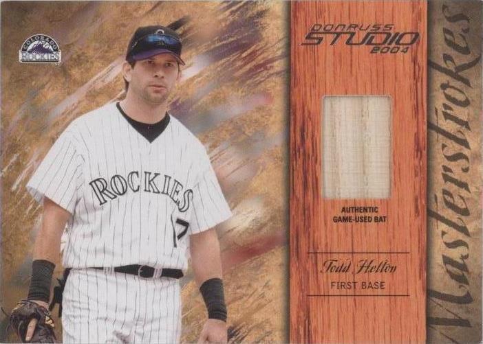 Donruss Studio 2004 - Todd Helton #MS-1